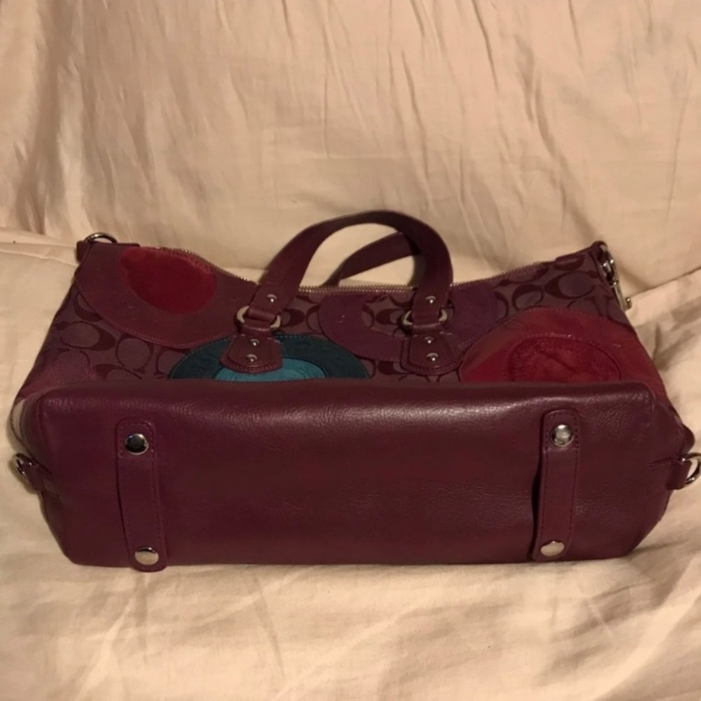 Coach Fuchsia Patchwork Purse & Wallet - Picture 5 of 12